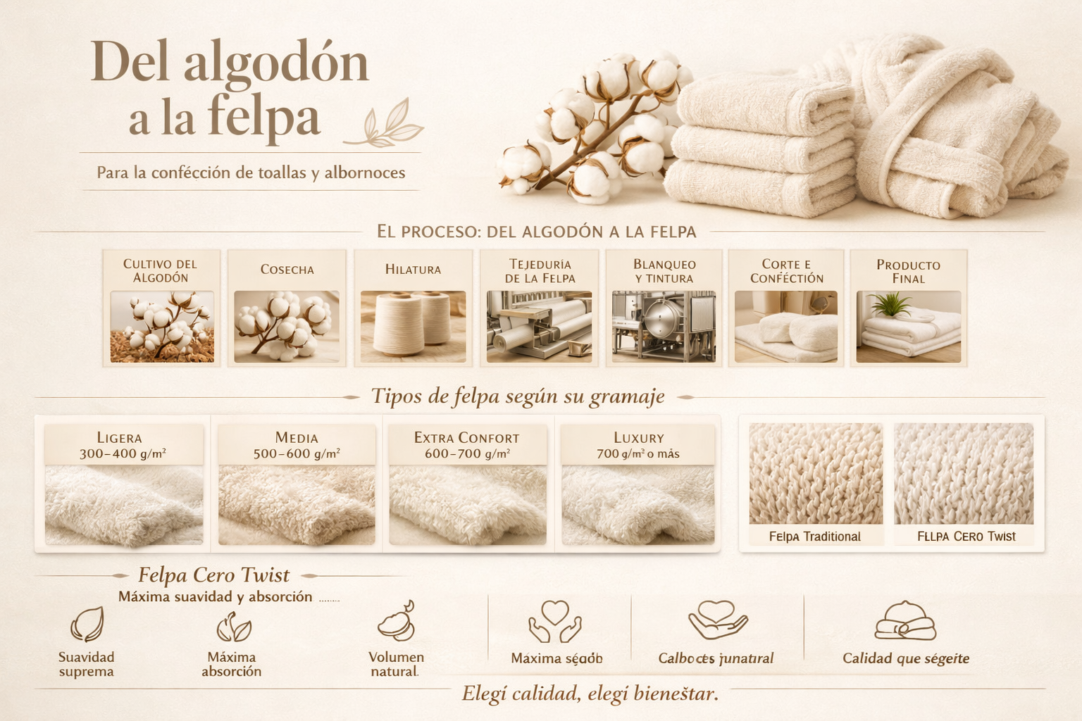 Cotton vitae algodón